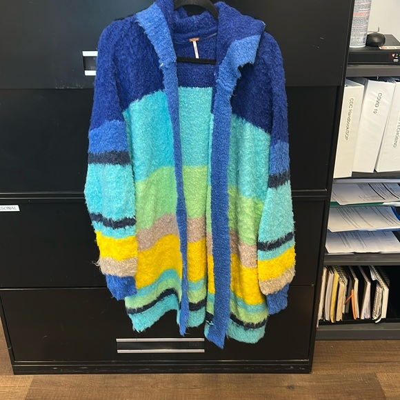Free People hooded sweater - Picture 1 of 4